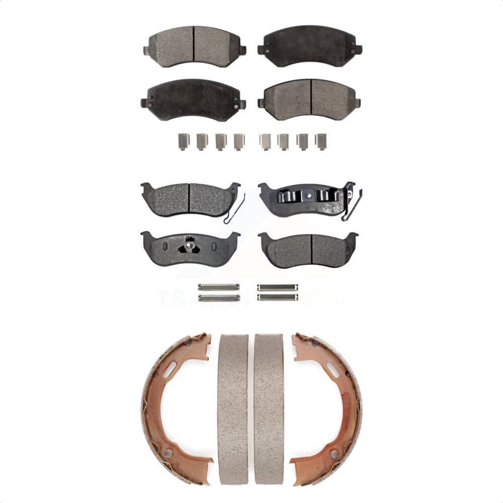 Transit Auto - KTN-100712 - Front and Rear Disc Brake Pad Kits