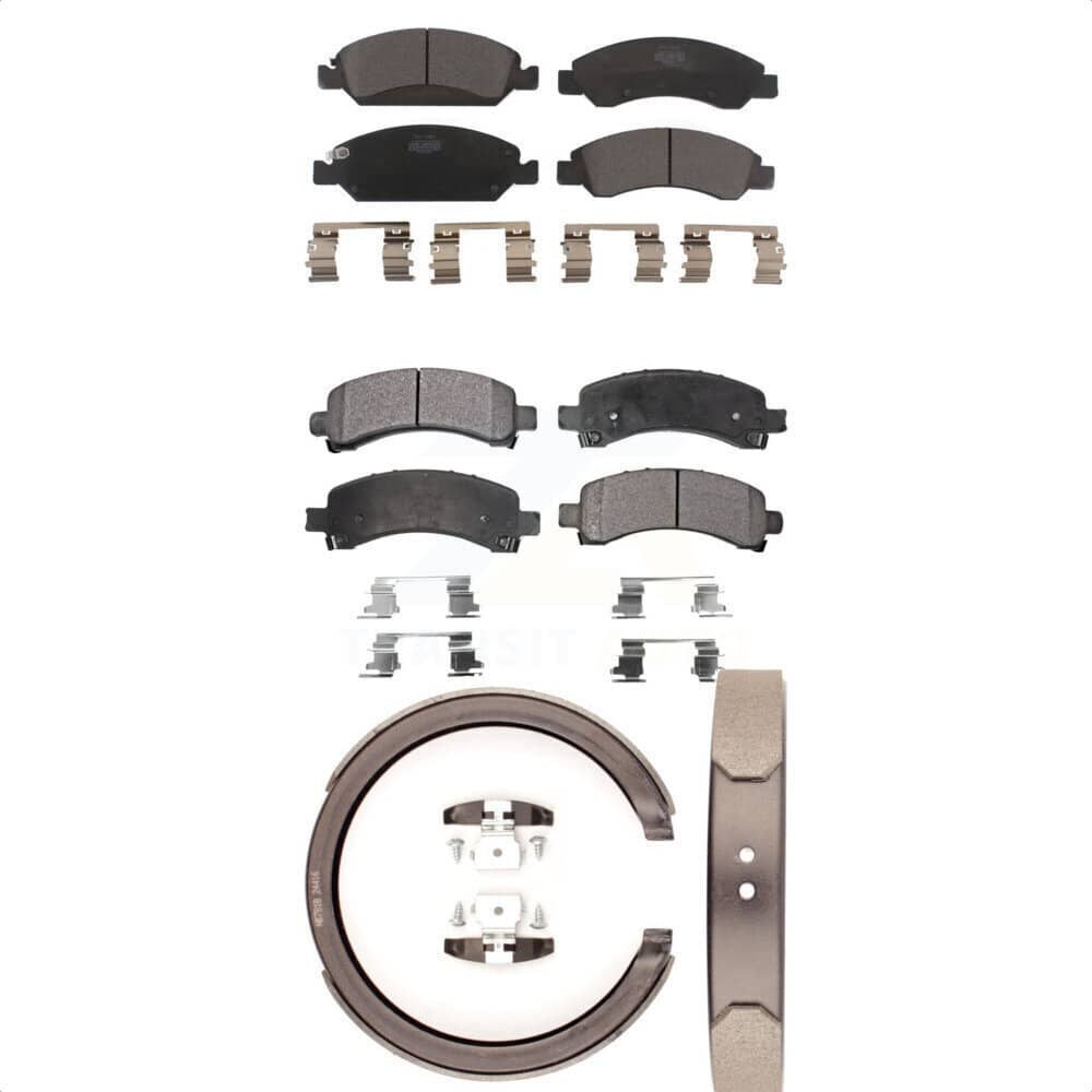 Transit Auto - KTN-100715 - Front and Rear Disc Brake Pad Kits