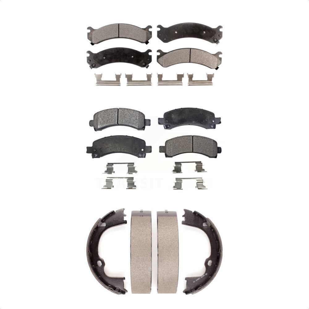 Transit Auto - KTN-100720 - Front and Rear Disc Brake Pad Kits