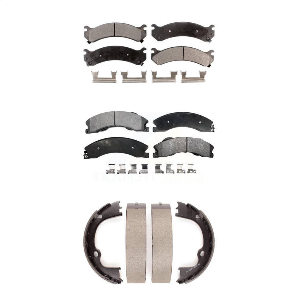 Transit Auto - KTN-100722 - Front and Rear Disc Brake Pad Kits
