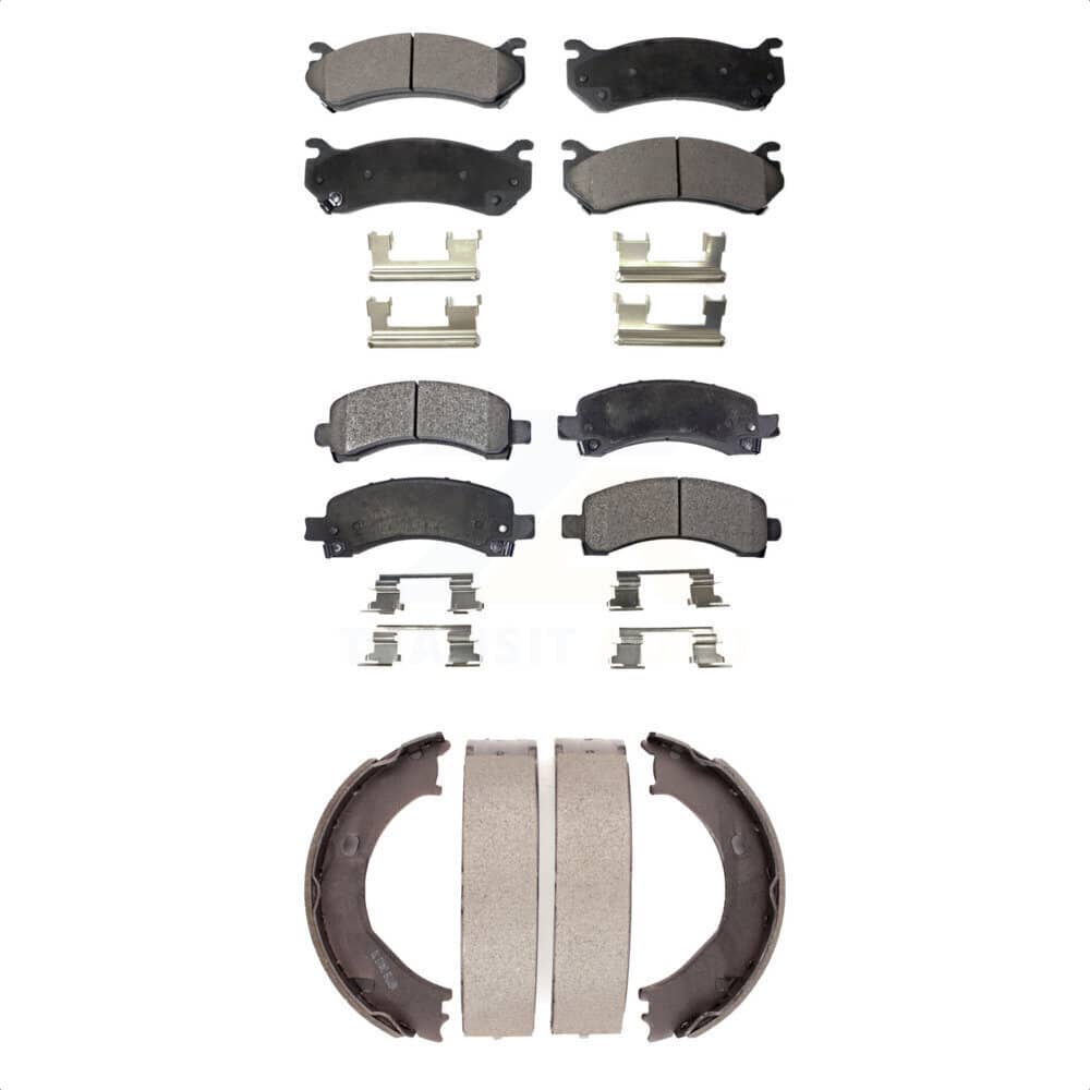 Transit Auto - KTN-100724 - Front and Rear Disc Brake Pad Kits