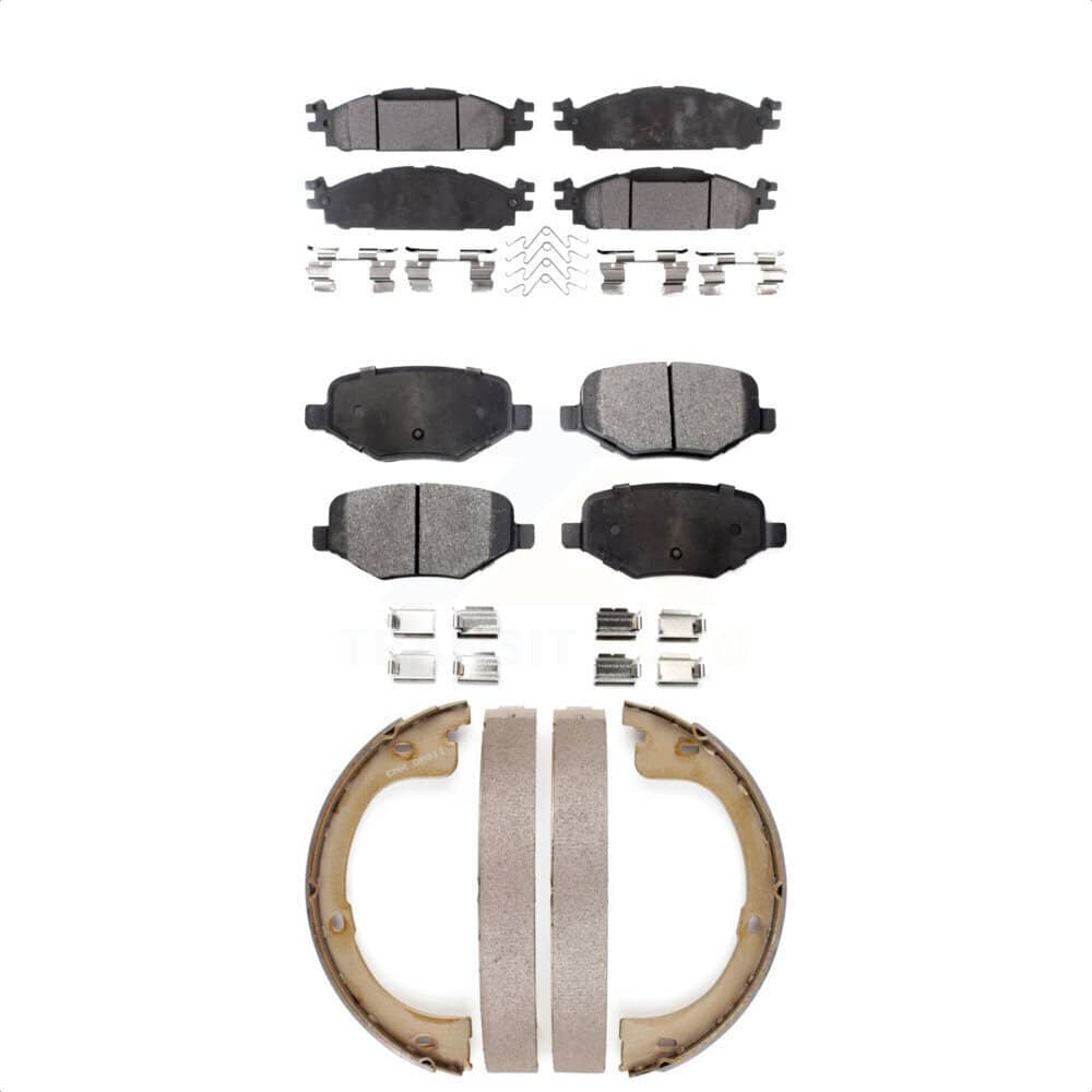 Transit Auto - KTN-100730 - Front and Rear Disc Brake Pad Kits