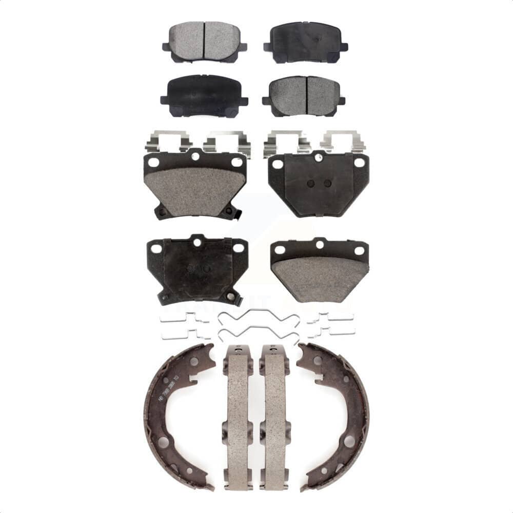 Transit Auto - KTN-100743 - Front and Rear Disc Brake Pad Kits