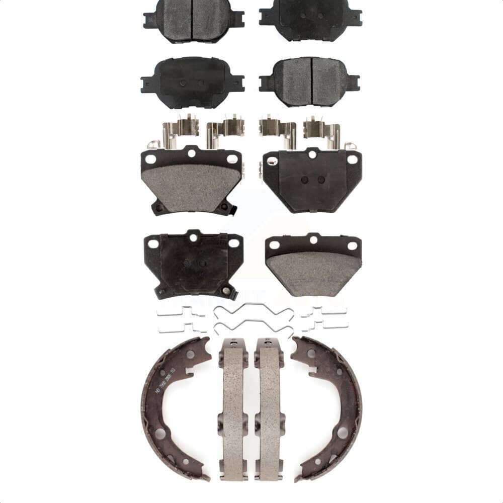 Transit Auto - KTN-100744 - Front and Rear Disc Brake Pad Kits