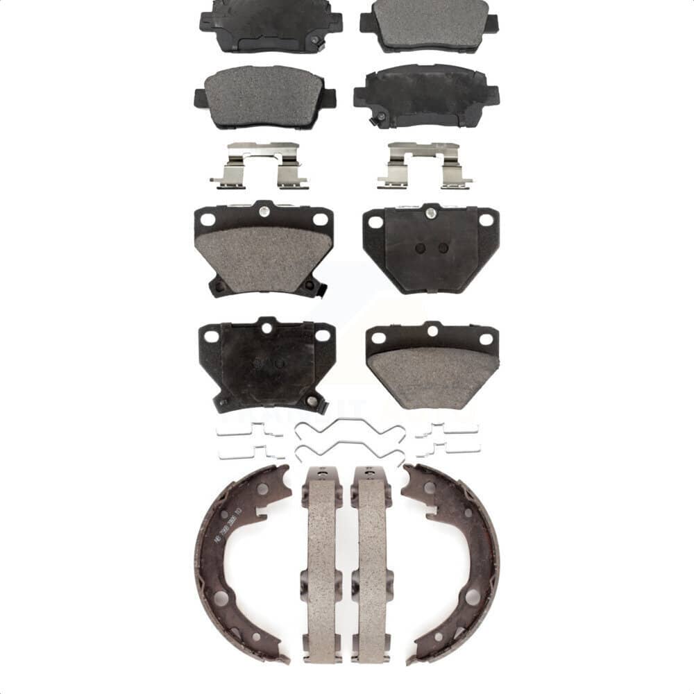 Transit Auto - KTN-100745 - Front and Rear Disc Brake Pad Kits