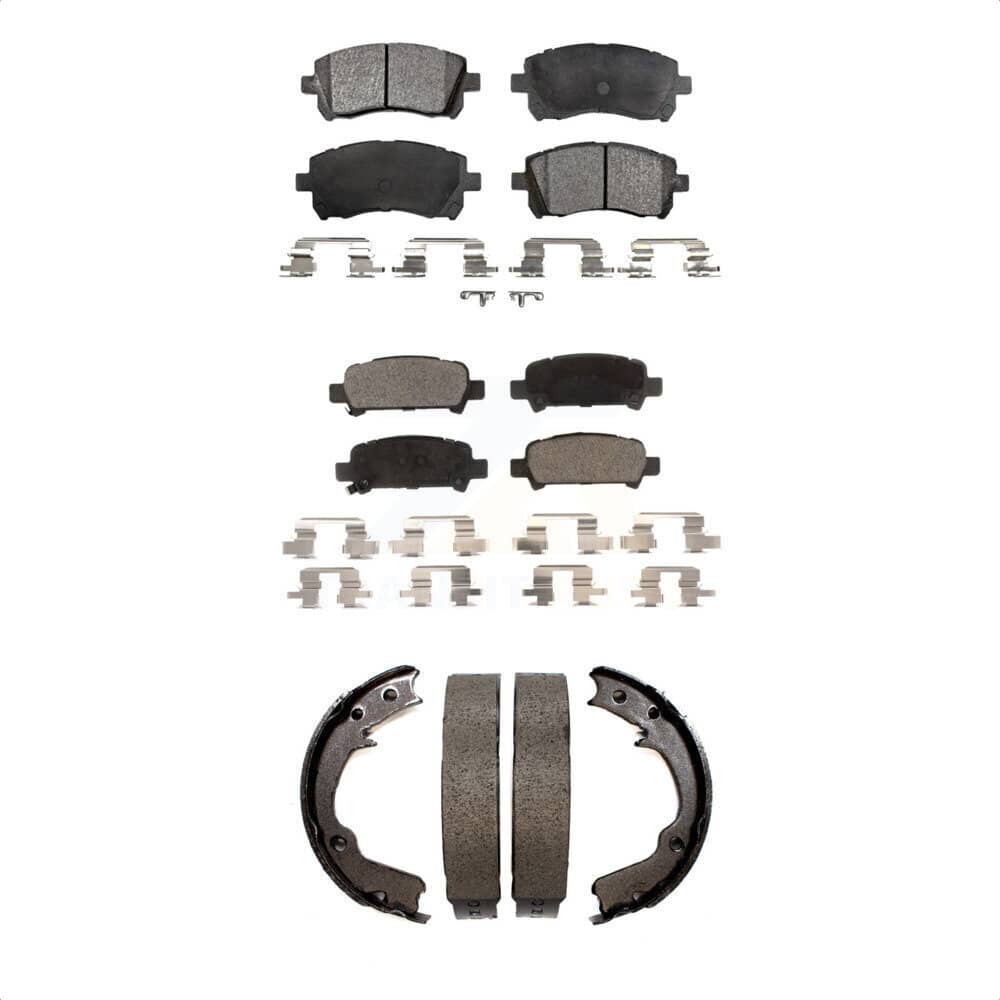 Transit Auto - KTN-100750 - Front and Rear Disc Brake Pad Kits