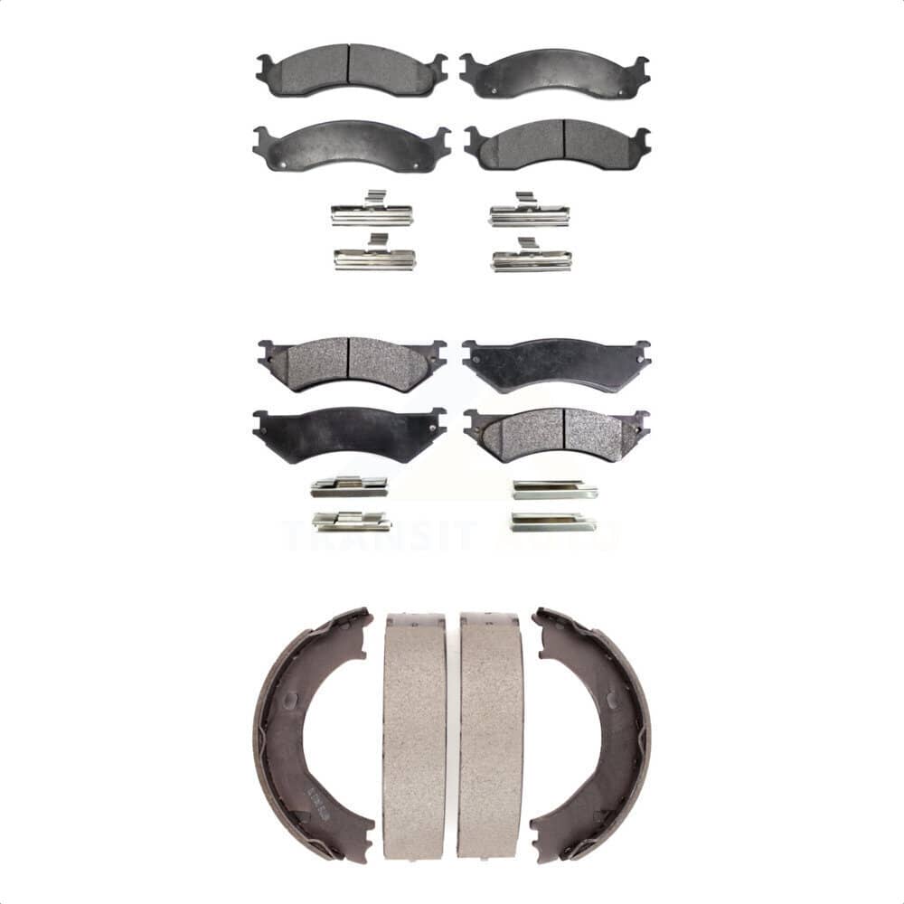 Transit Auto - KTN-100755 - Front and Rear Disc Brake Pad Kits