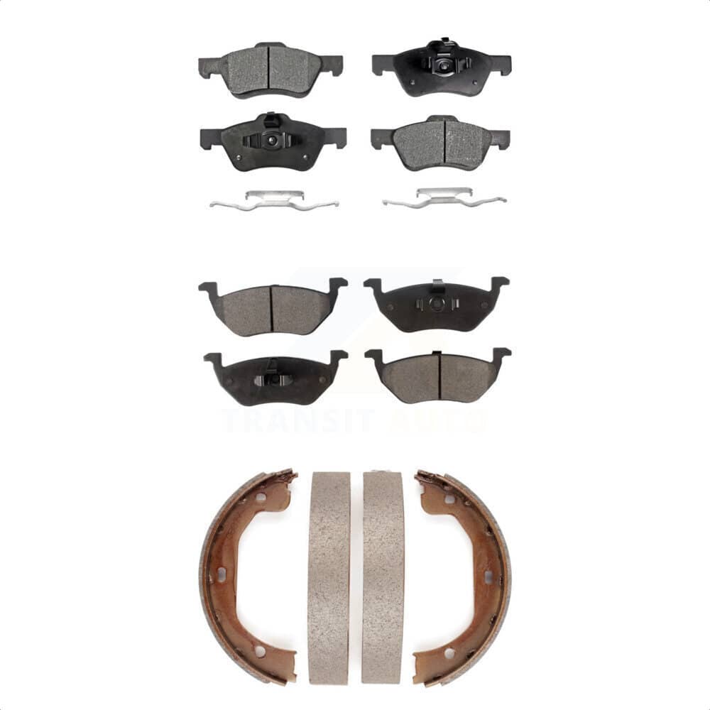 Transit Auto - KTN-100757 - Front and Rear Disc Brake Pad Kits