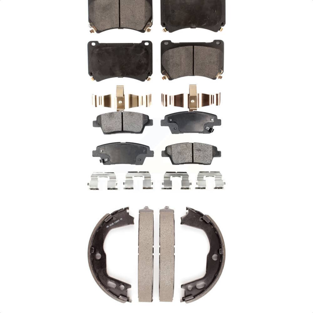 Transit Auto - KTN-100776 - Front and Rear Disc Brake Pad Kits