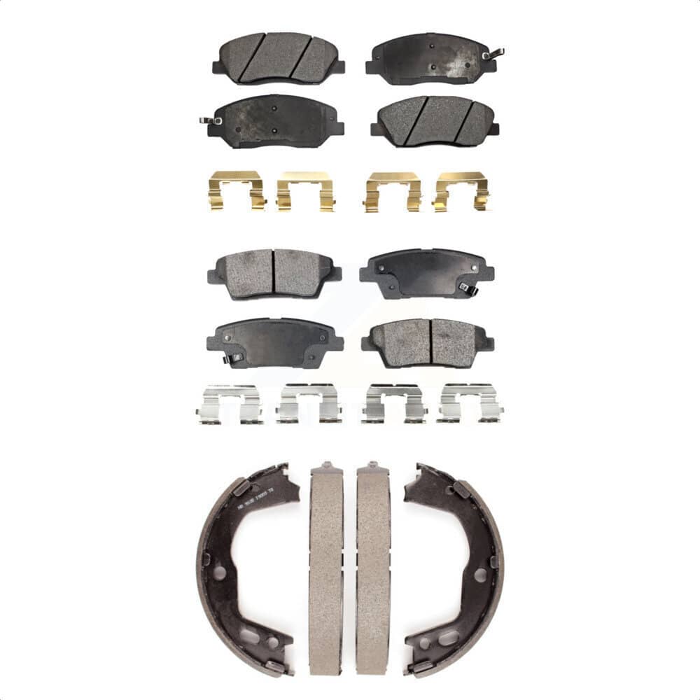 Transit Auto - KTN-100777 - Front and Rear Disc Brake Pad Kits