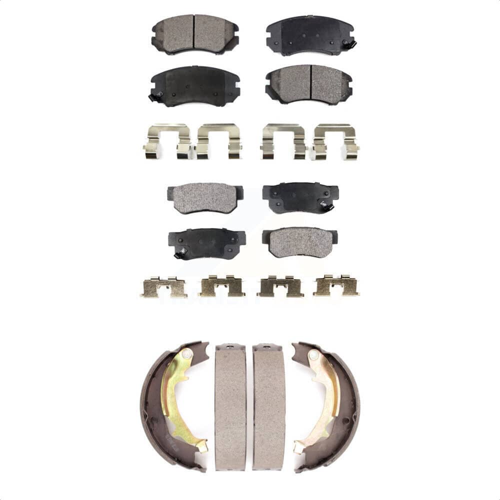 Transit Auto - KTN-100780 - Front and Rear Disc Brake Pad Kits