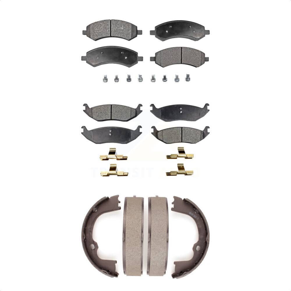 Transit Auto - KTN-100786 - Front and Rear Disc Brake Pad Kits
