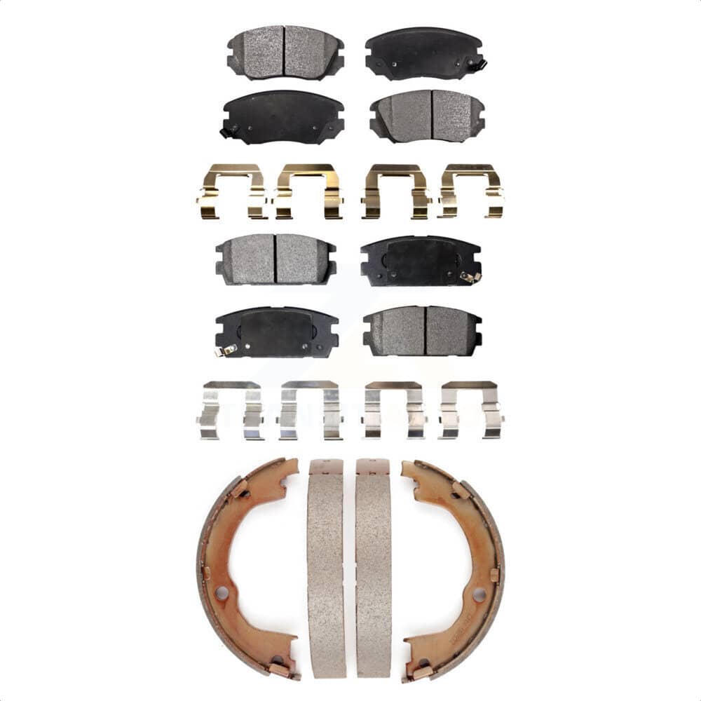 Transit Auto - KTN-100787 - Front and Rear Disc Brake Pad Kits