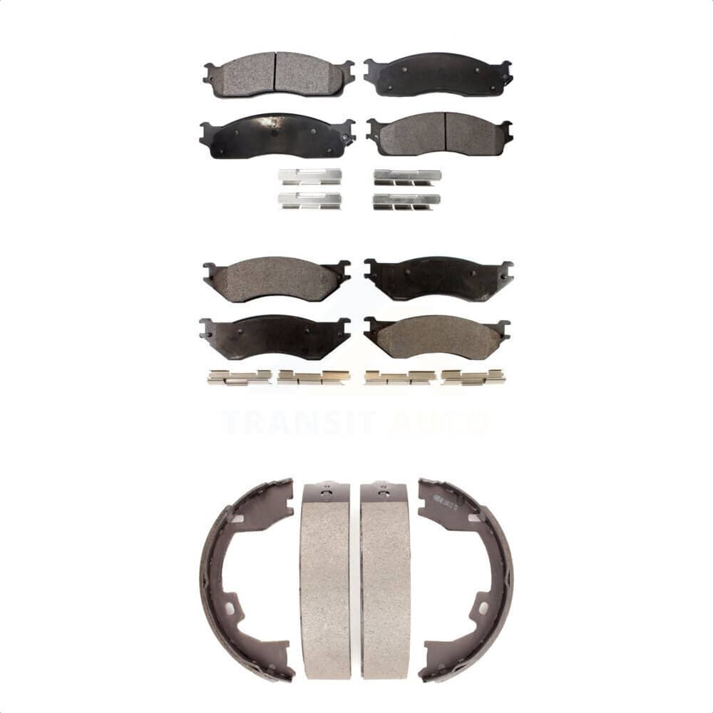 Transit Auto - KTN-100789 - Front and Rear Disc Brake Pad Kits