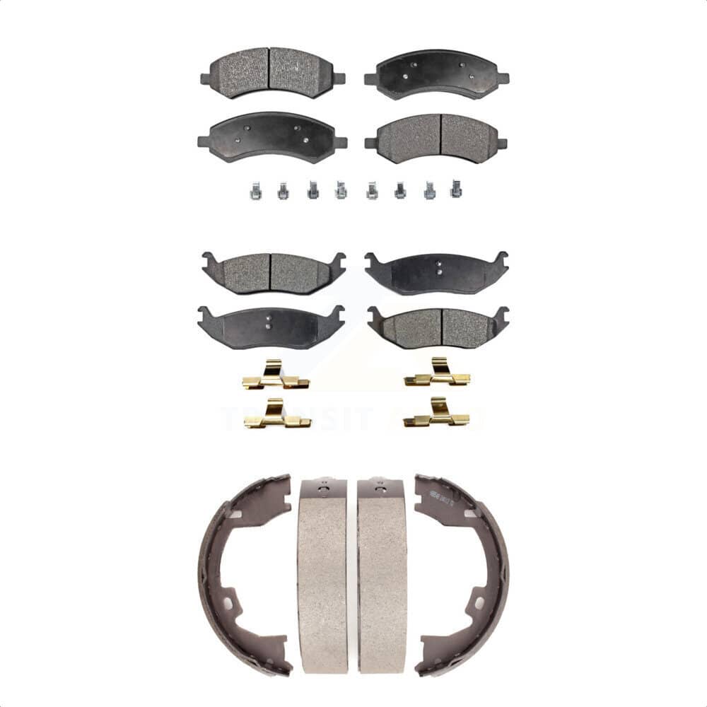 Transit Auto - KTN-100793 - Front and Rear Disc Brake Pad Kits