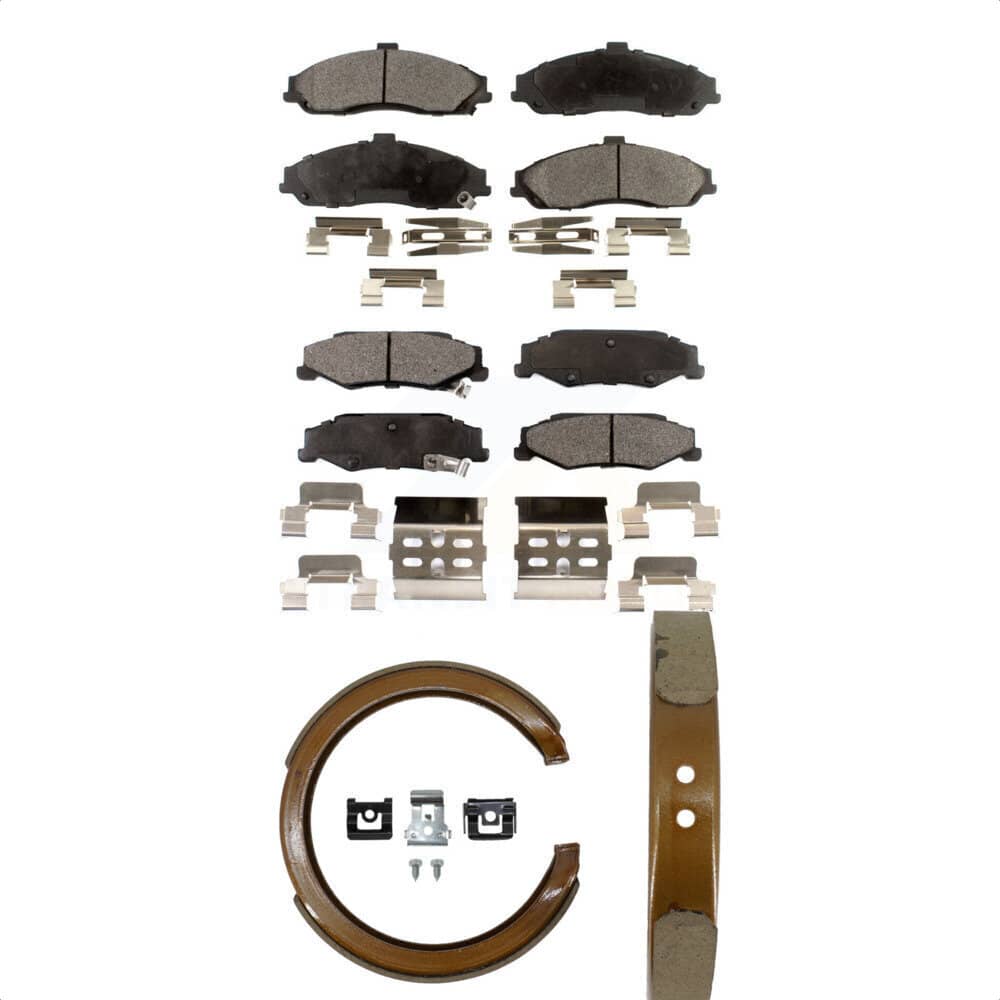 Transit Auto - KTN-100797 - Front and Rear Disc Brake Pad Kits