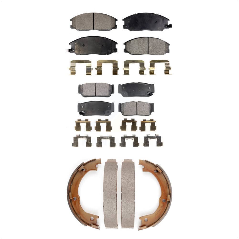 Transit Auto - KTN-100799 - Front and Rear Disc Brake Pad Kits