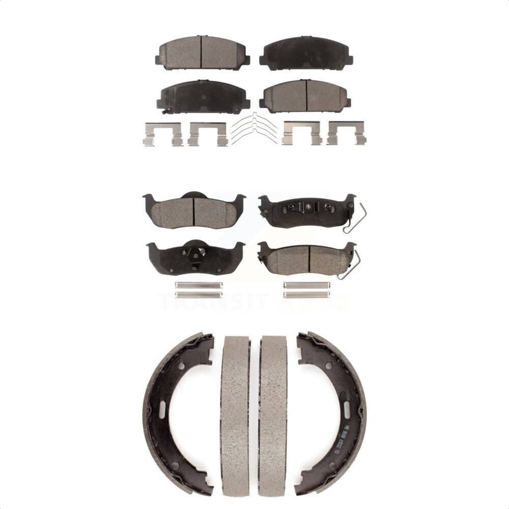 Transit Auto - KTN-100800 - Front and Rear Disc Brake Pad Kits