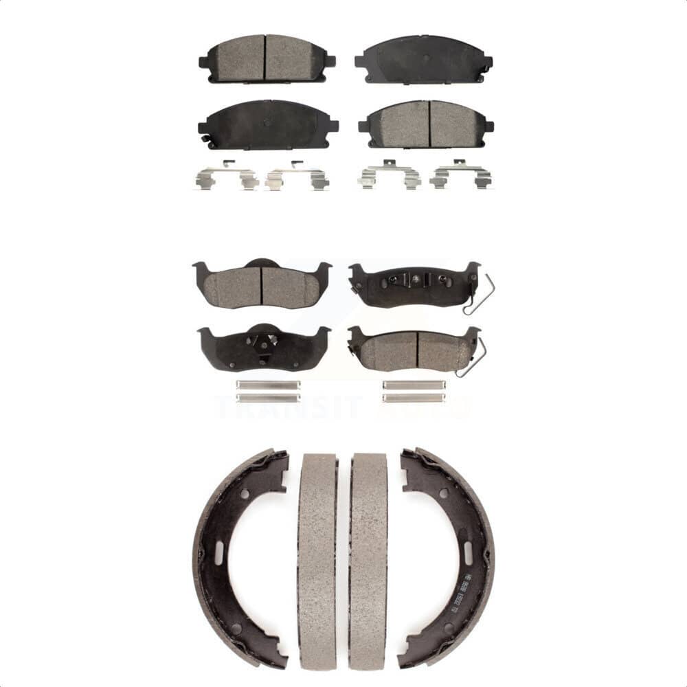 Transit Auto - KTN-100801 - Front and Rear Disc Brake Pad Kits