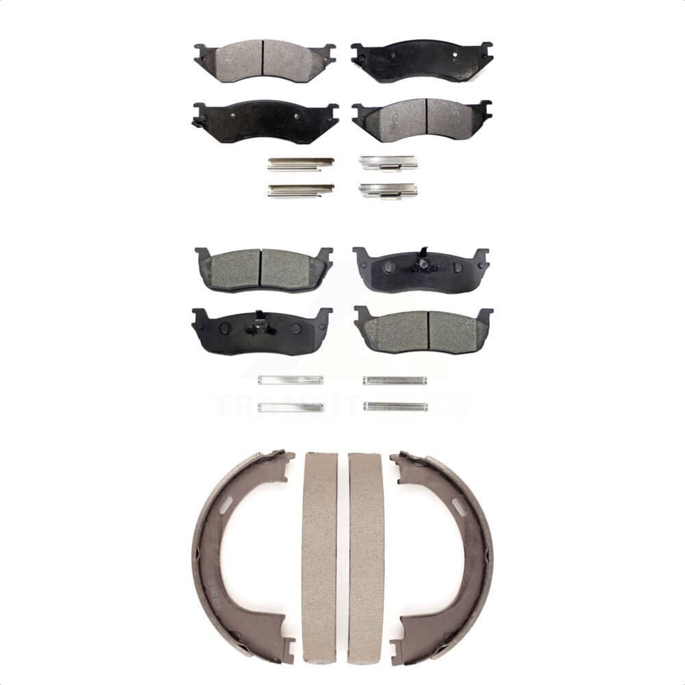 Transit Auto - KTN-100805 - Front and Rear Disc Brake Pad Kits