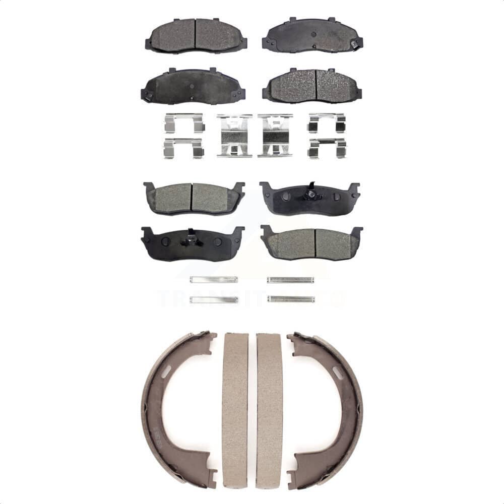 Transit Auto - KTN-100806 - Front and Rear Disc Brake Pad Kits