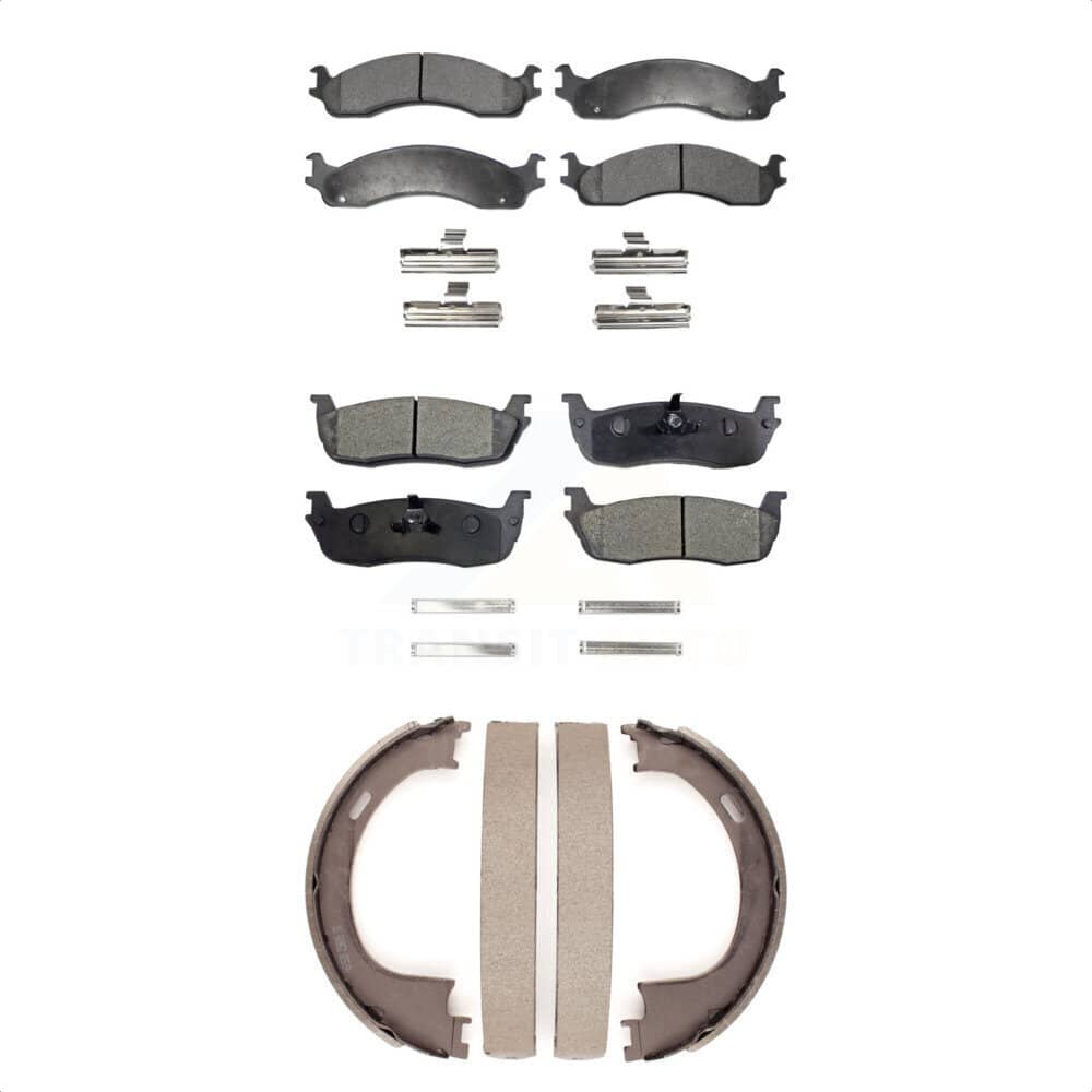 Transit Auto - KTN-100807 - Front and Rear Disc Brake Pad Kits