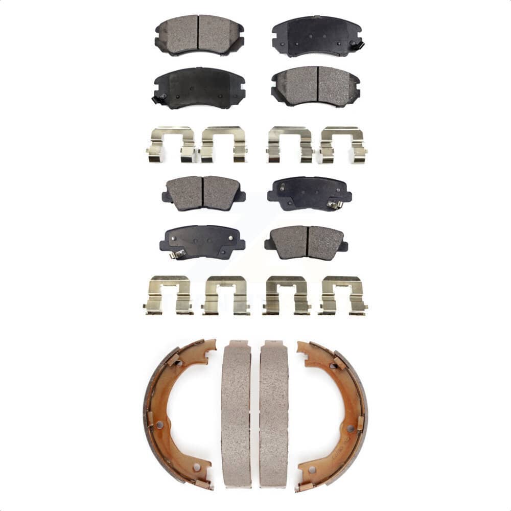 Transit Auto - KTN-100813 - Front and Rear Disc Brake Pad Kits
