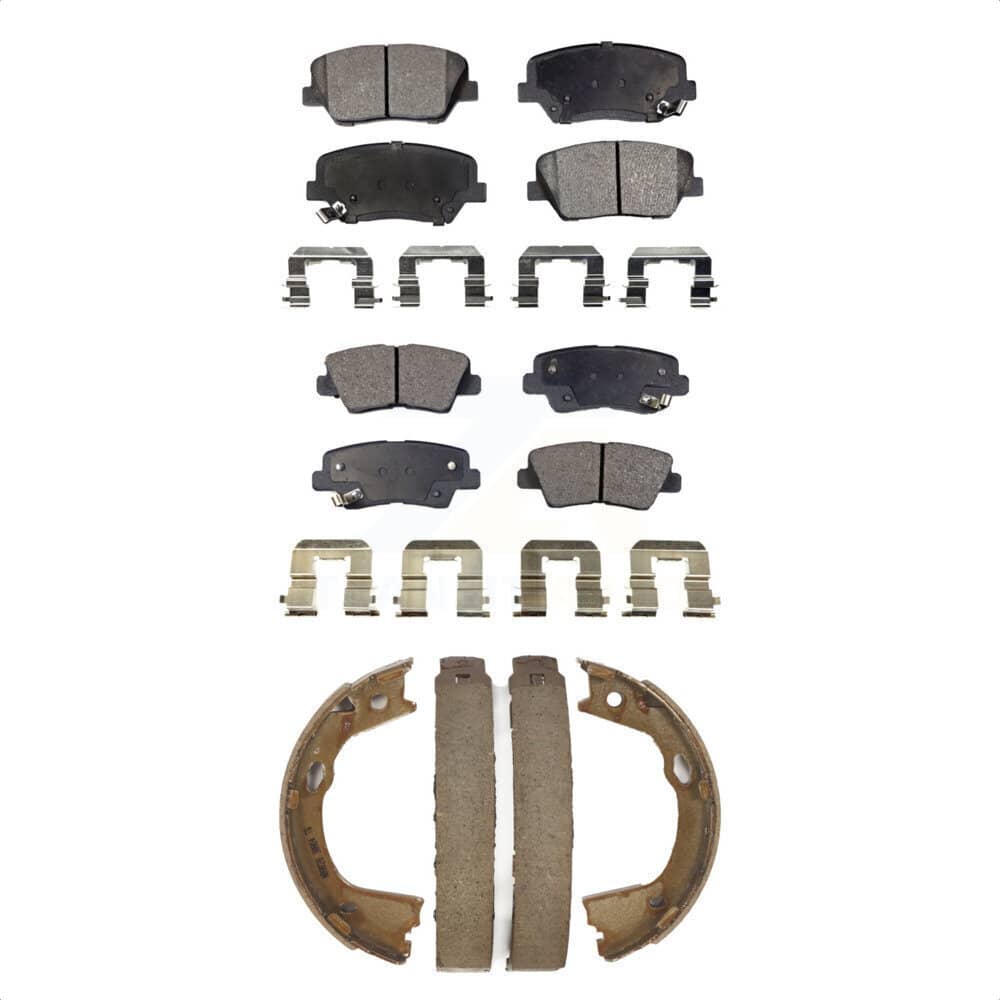 Transit Auto - KTN-100814 - Front and Rear Disc Brake Pad Kits