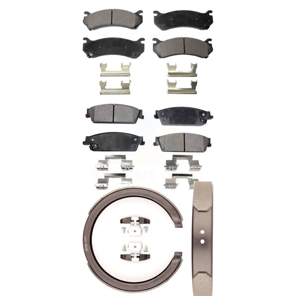 Transit Auto - KTN-100830 - Front and Rear Disc Brake Pad Kits