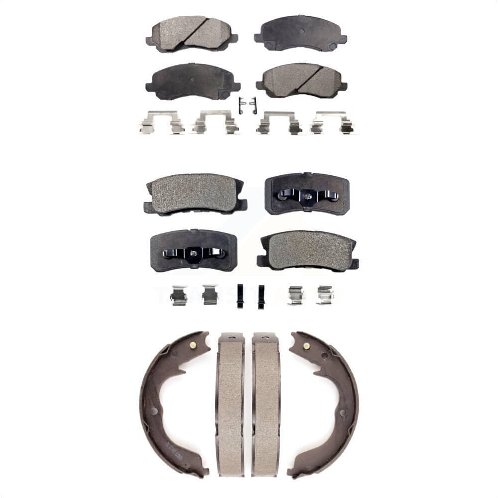 Transit Auto - KTN-100834 - Front and Rear Disc Brake Pad Kits
