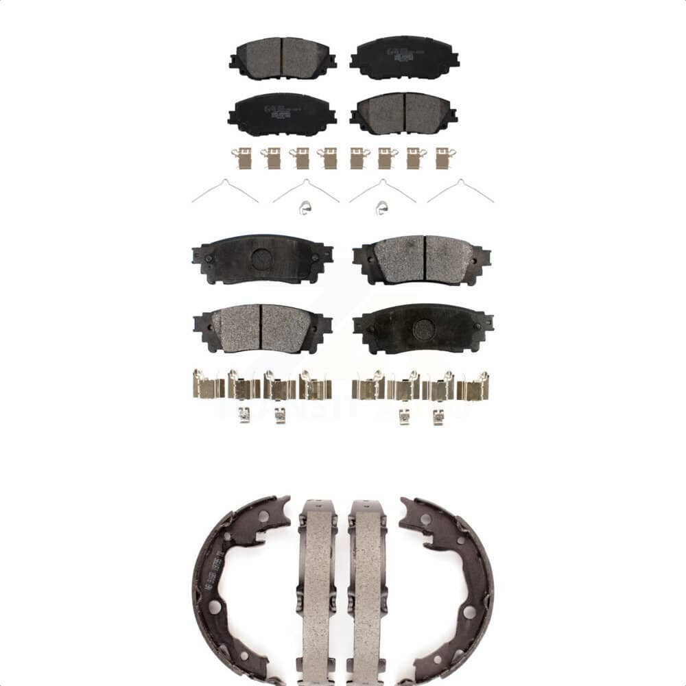 Transit Auto - KTN-100842 - Front and Rear Disc Brake Pad Kits