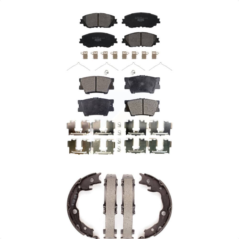 Transit Auto - KTN-100843 - Front and Rear Disc Brake Pad Kits