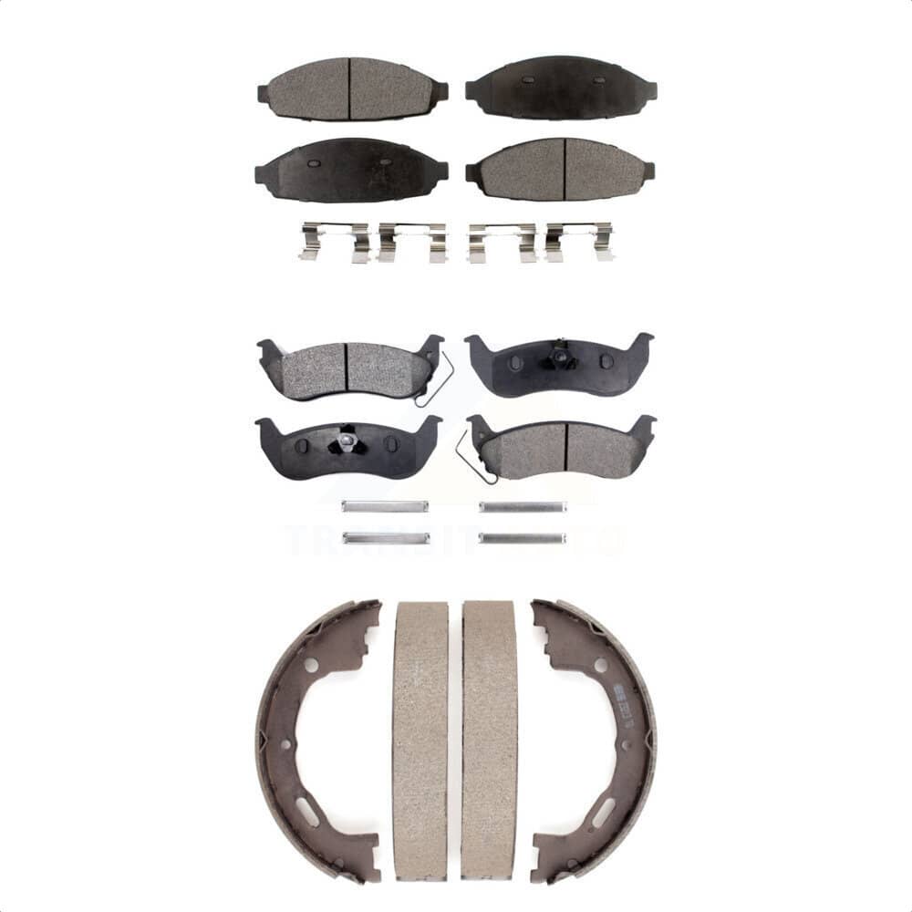 Transit Auto - KTN-100845 - Front and Rear Disc Brake Pad Kits
