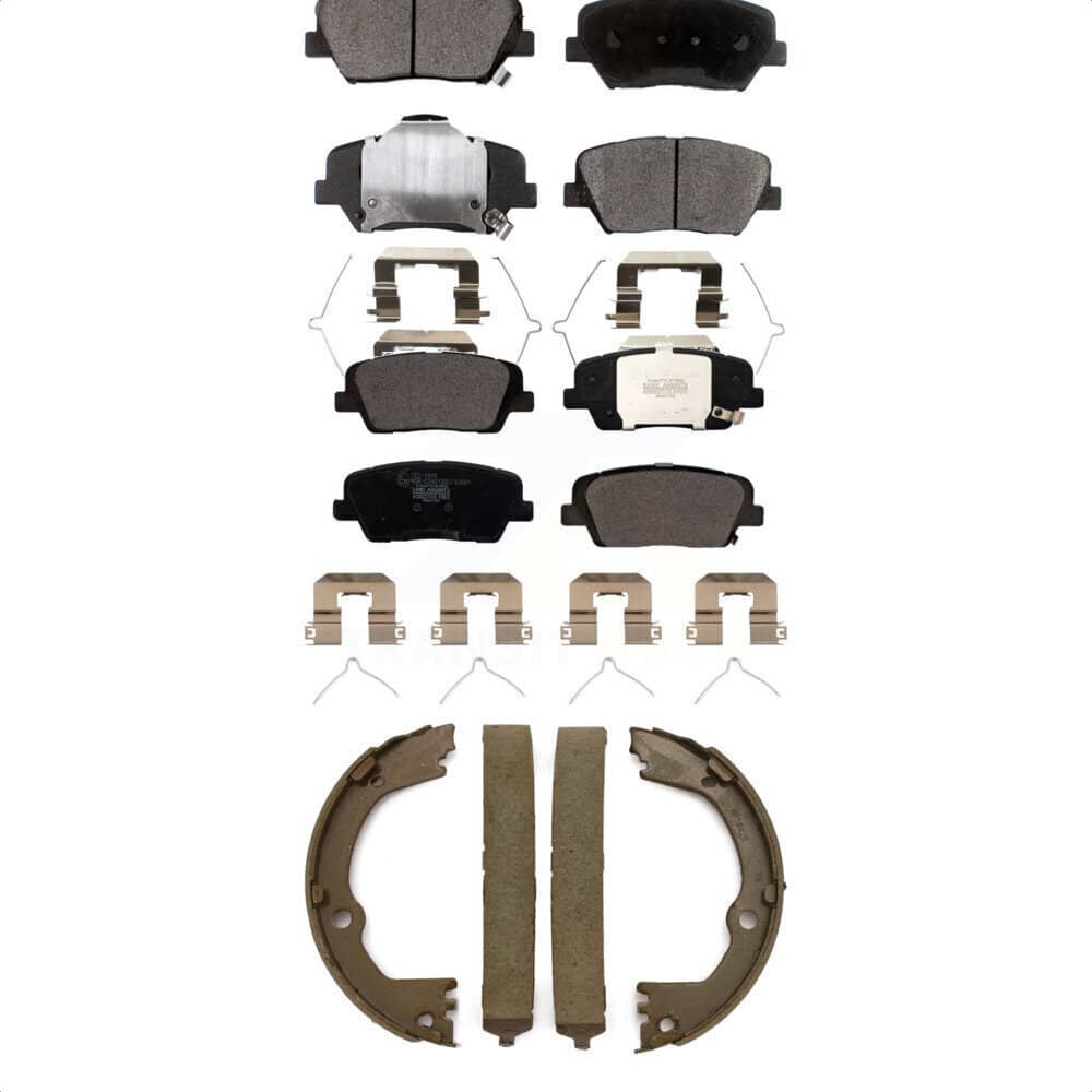 Transit Auto - KTN-100860 - Front and Rear Disc Brake Pad Kits