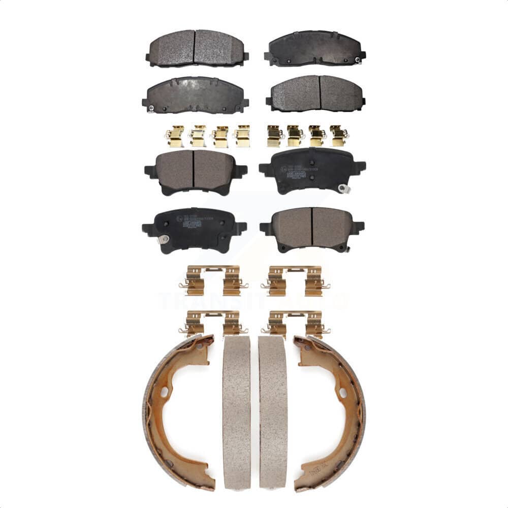 Transit Auto - KTN-100864 - Front and Rear Disc Brake Pad Kits