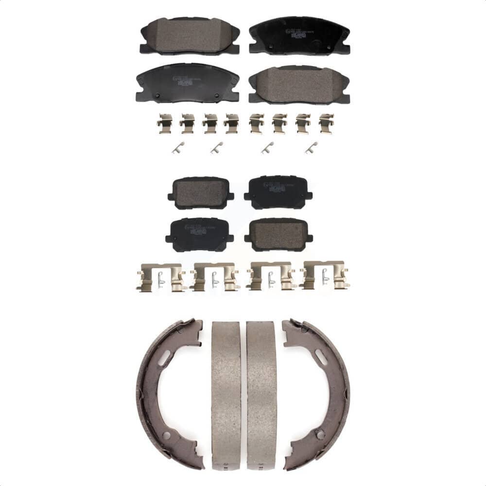 Transit Auto - KTN-100899 - Front and Rear Disc Brake Pad Kits