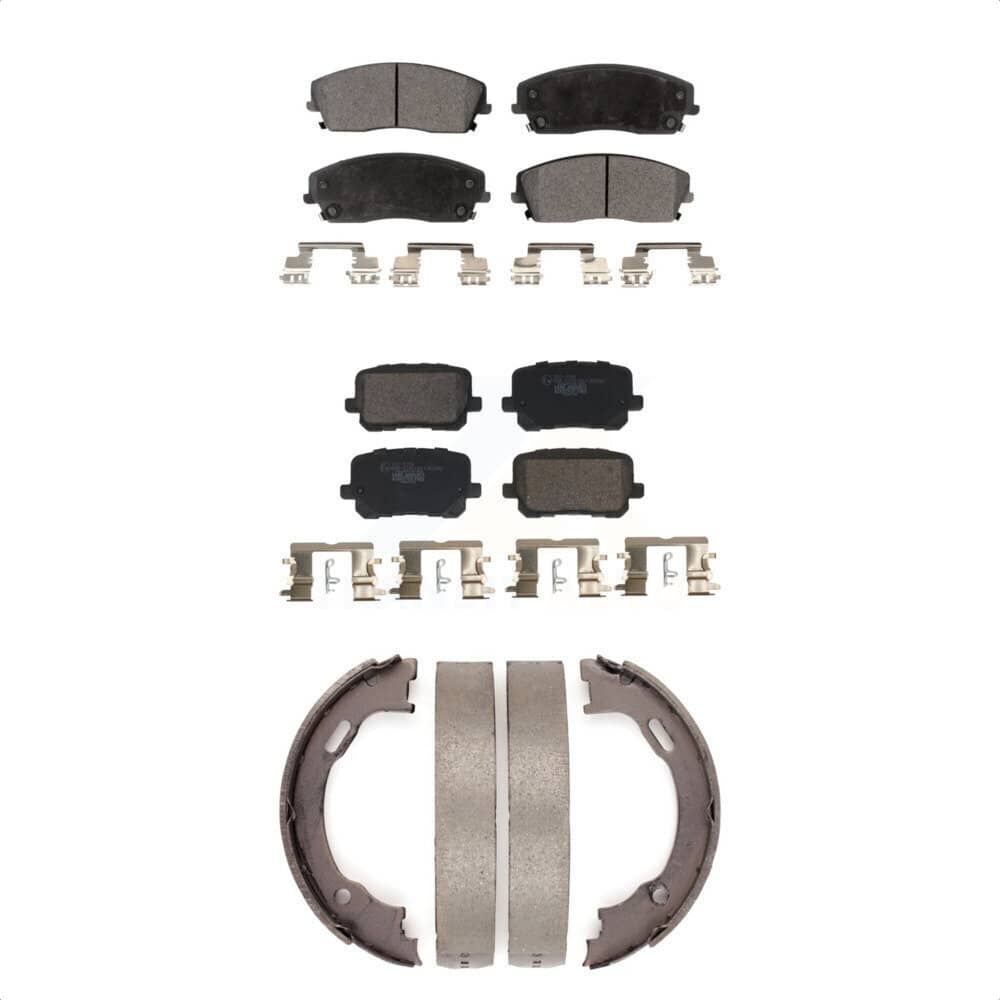 Transit Auto - KTN-100901 - Front and Rear Disc Brake Pad Kits