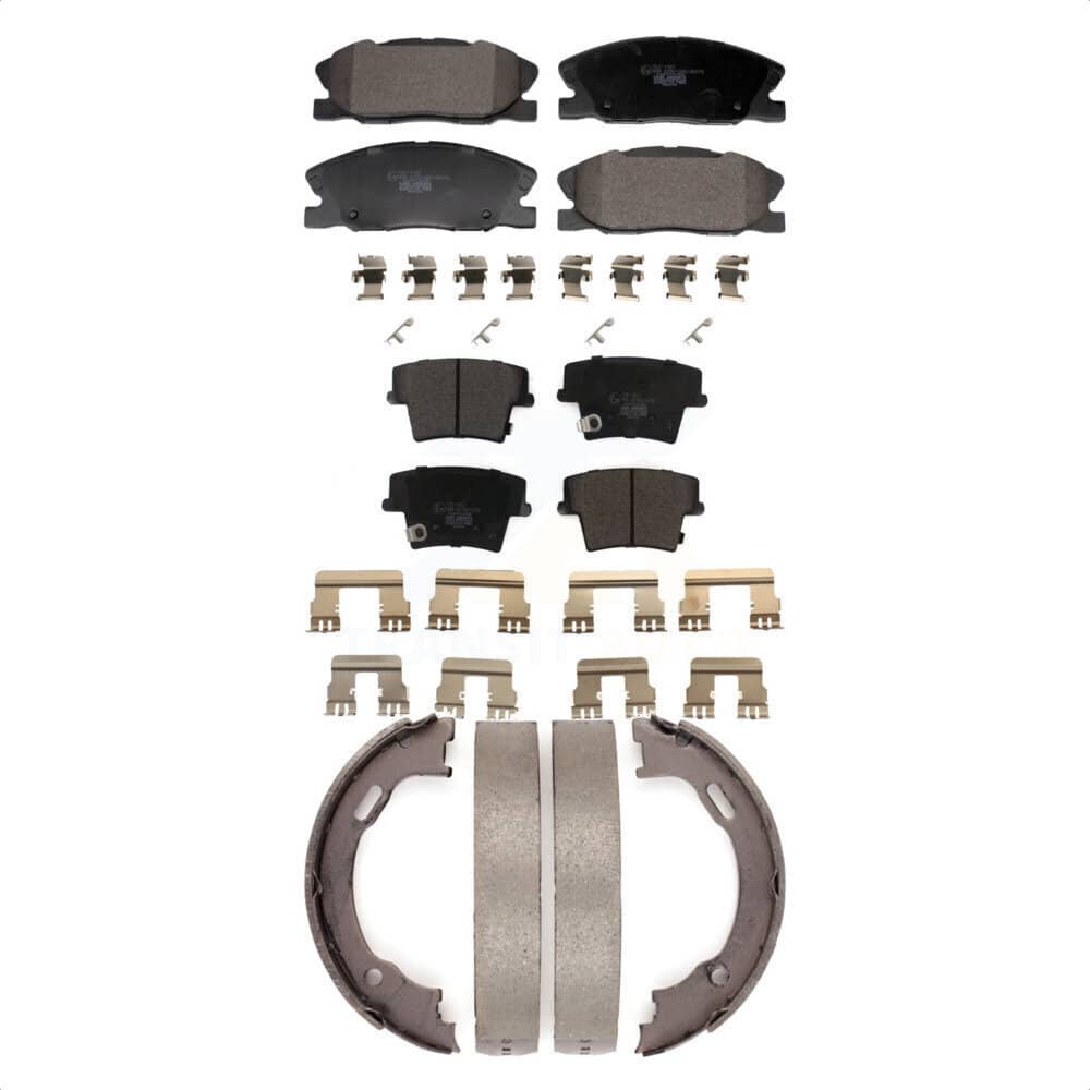 Transit Auto - KTN-100902 - Front and Rear Disc Brake Pad Kits