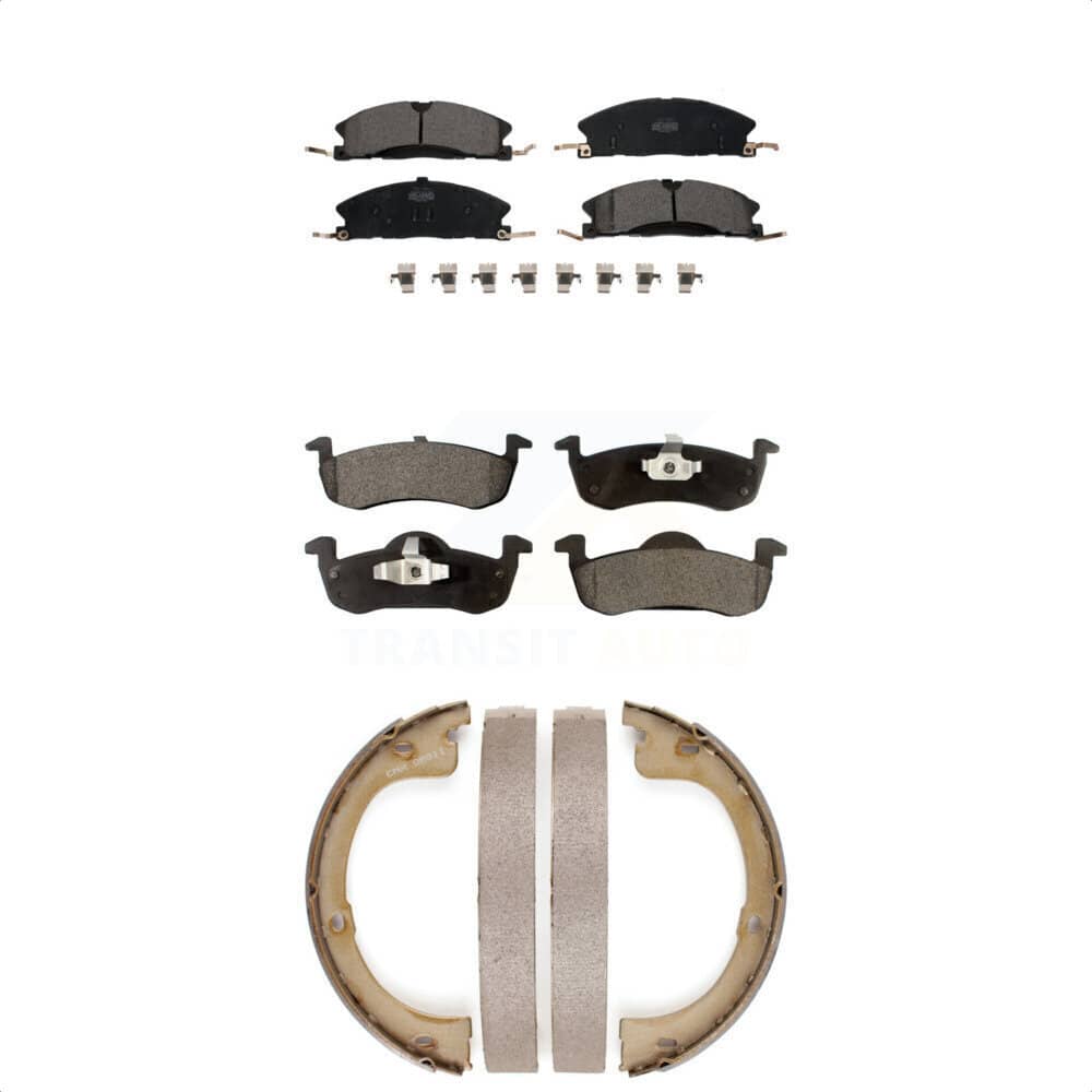 Transit Auto - KTN-100913 - Front and Rear Disc Brake Pad Kits