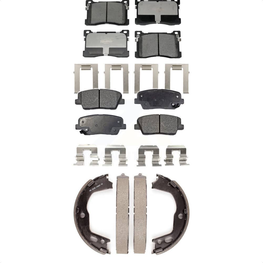 Transit Auto - KTN-100917 - Front and Rear Disc Brake Pad Kits