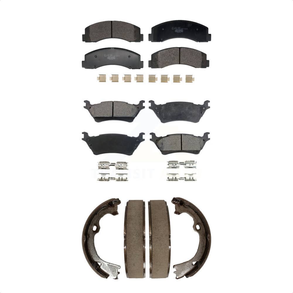 Transit Auto - KTN-100919 - Front and Rear Disc Brake Pad Kits