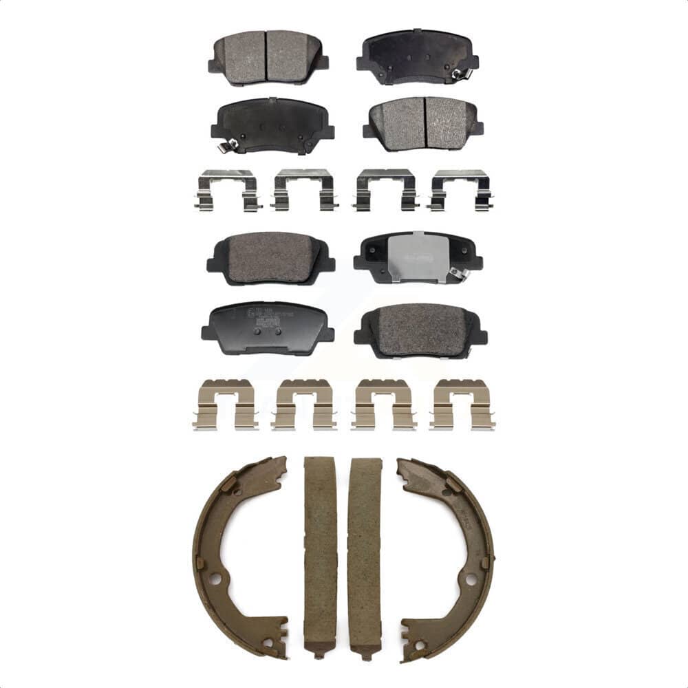 Transit Auto - KTN-100920 - Front and Rear Disc Brake Pad Kits