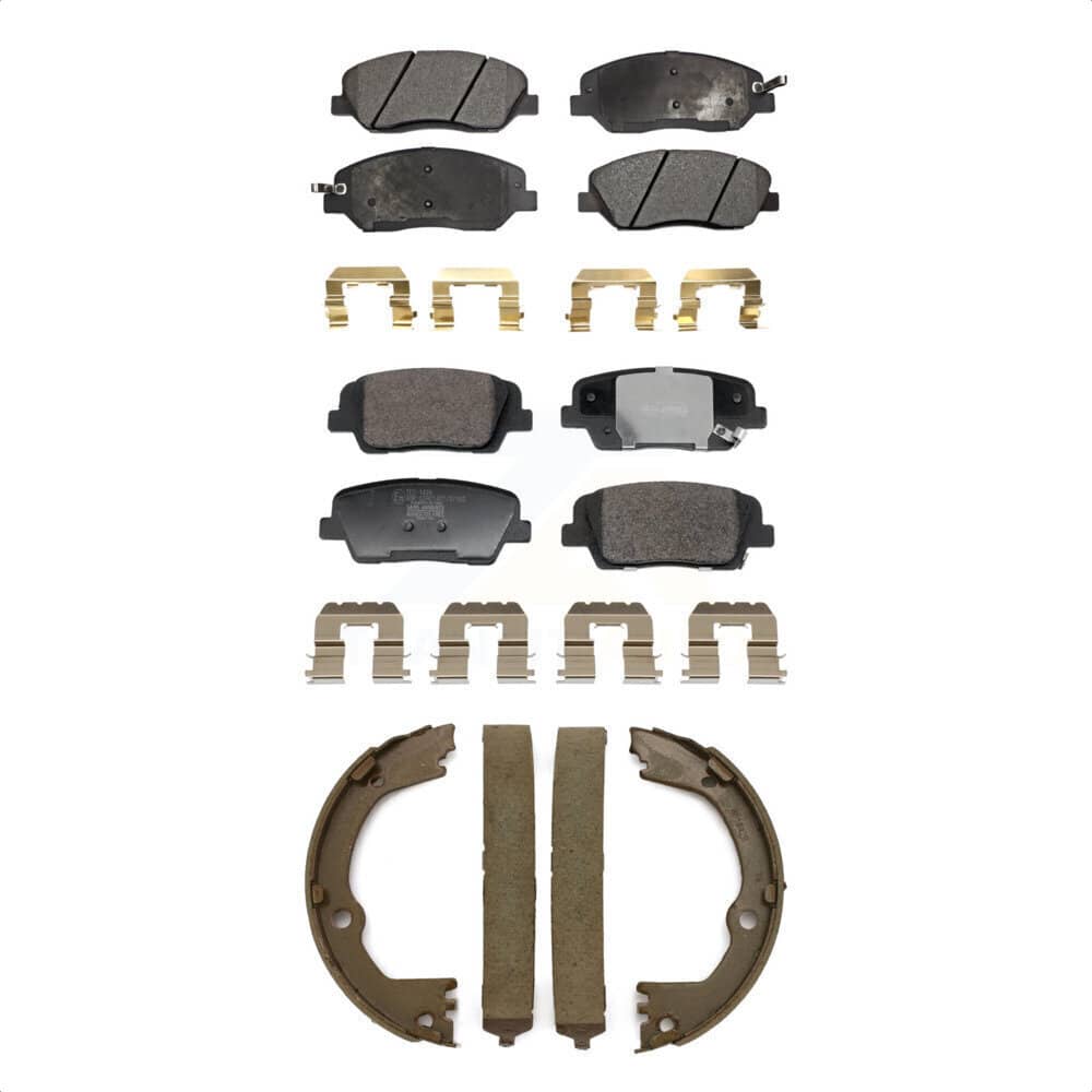 Transit Auto - KTN-100922 - Front and Rear Disc Brake Pad Kits