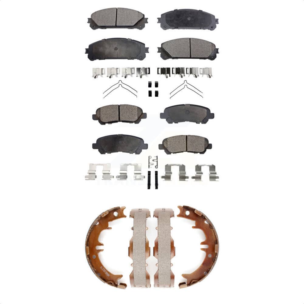 Transit Auto - KTN-100923 - Front and Rear Disc Brake Pad Kits