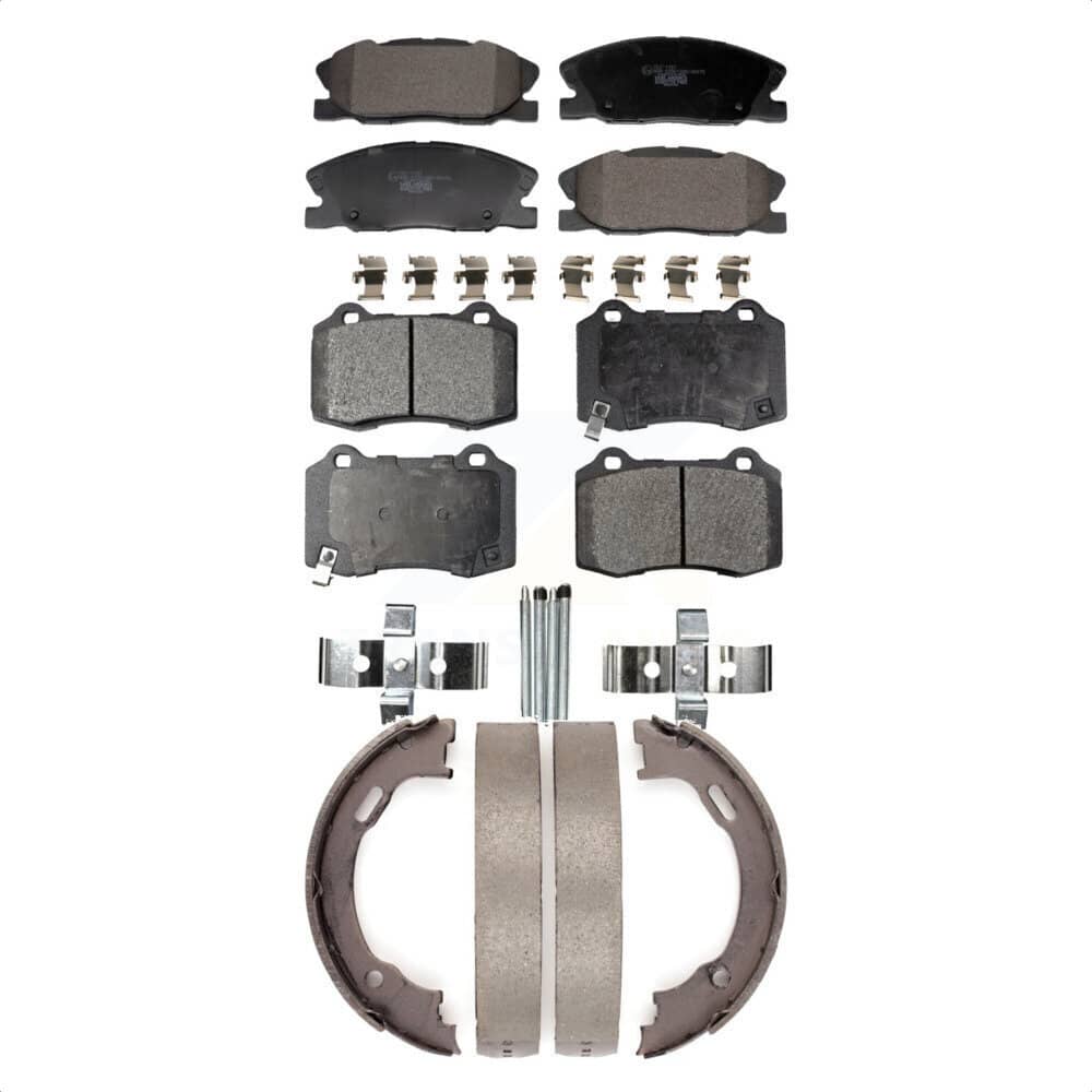 Transit Auto - KTN-100931 - Front and Rear Disc Brake Pad Kits