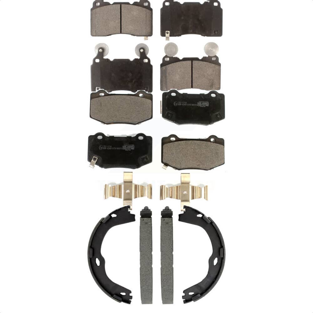 Transit Auto - KTN-100942 - Front and Rear Disc Brake Pad Kits