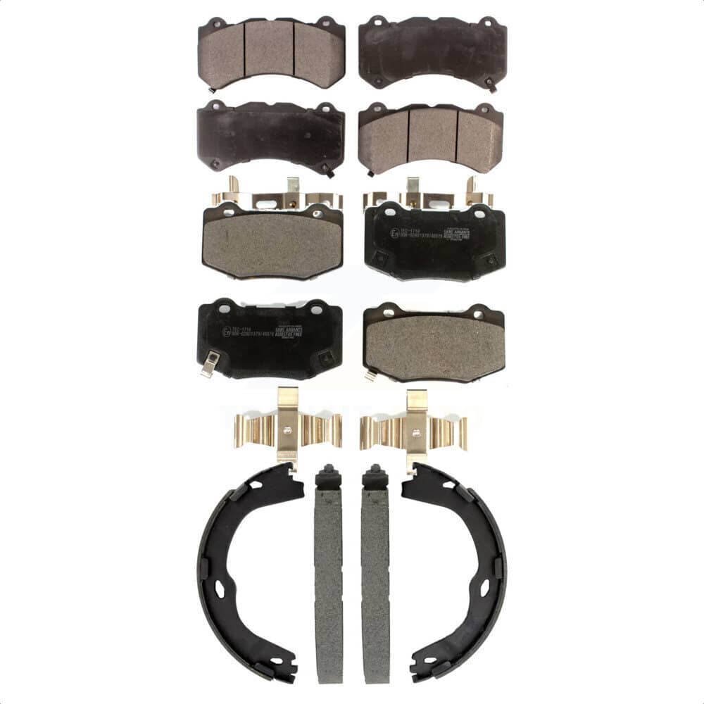 Transit Auto - KTN-100944 - Front and Rear Disc Brake Pad Kits