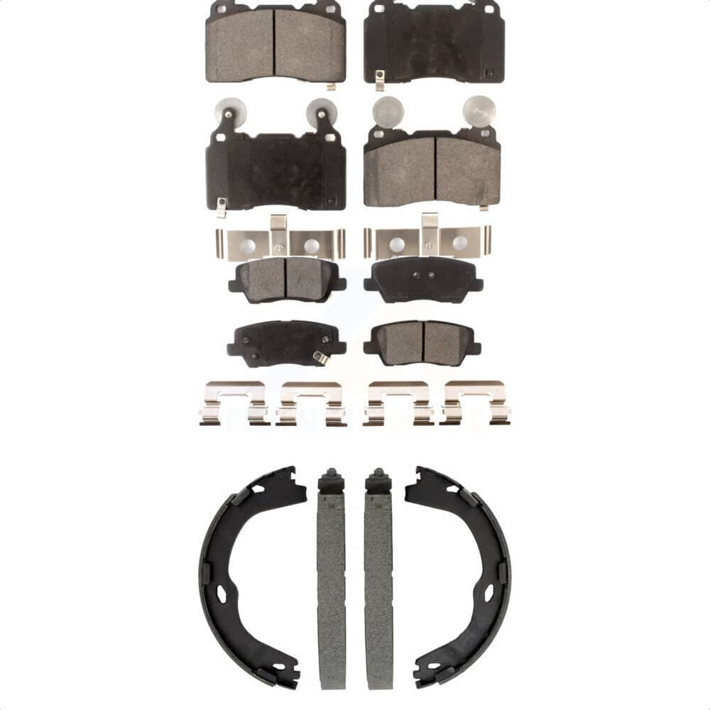 Transit Auto - KTN-100948 - Front and Rear Disc Brake Pad Kits