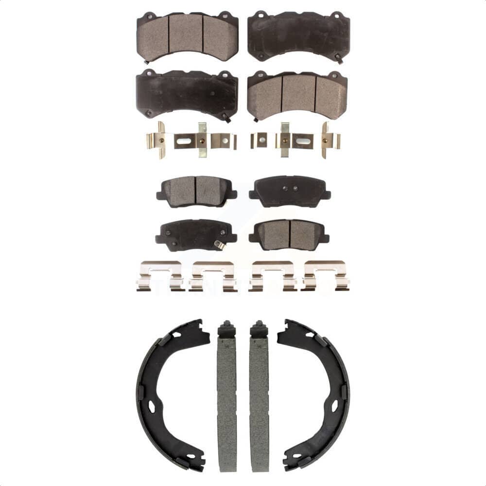 Transit Auto - KTN-100950 - Front and Rear Disc Brake Pad Kits