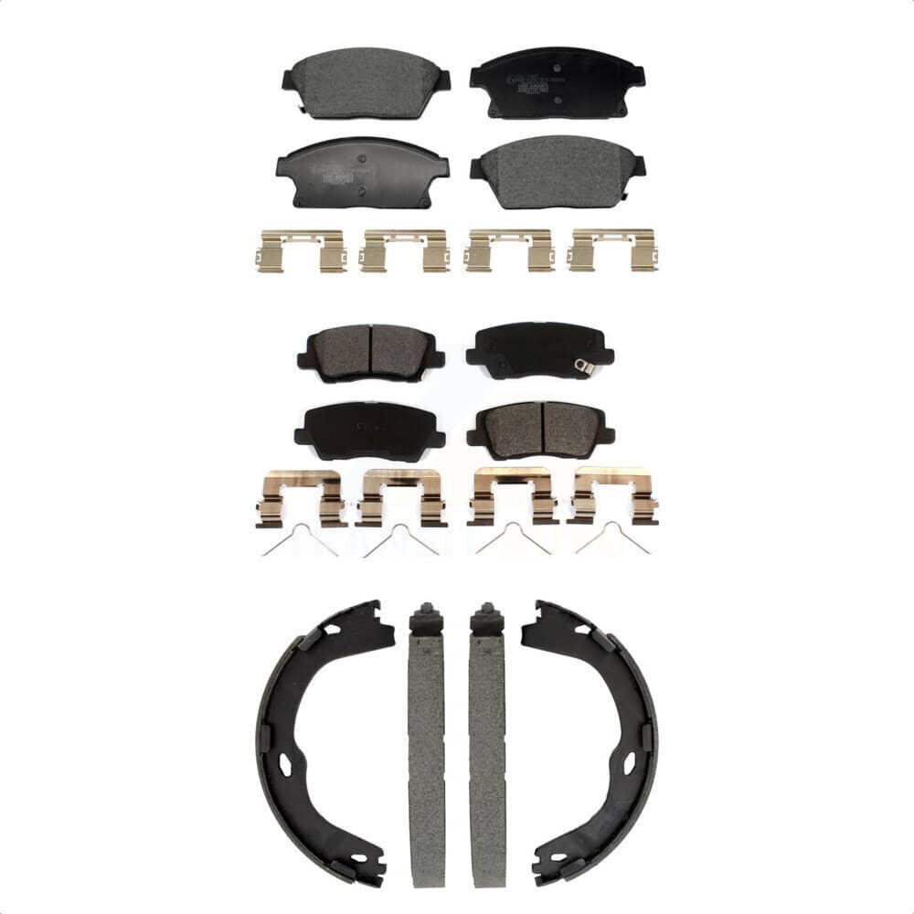 Transit Auto - KTN-100953 - Front and Rear Disc Brake Pad Kits